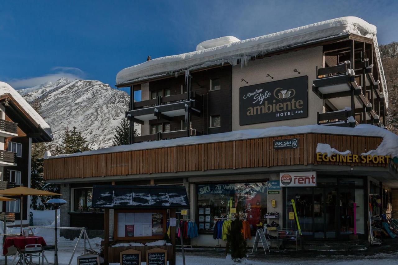 Ambiente Mountain Style Hotel Saas-Fee Bagian luar foto